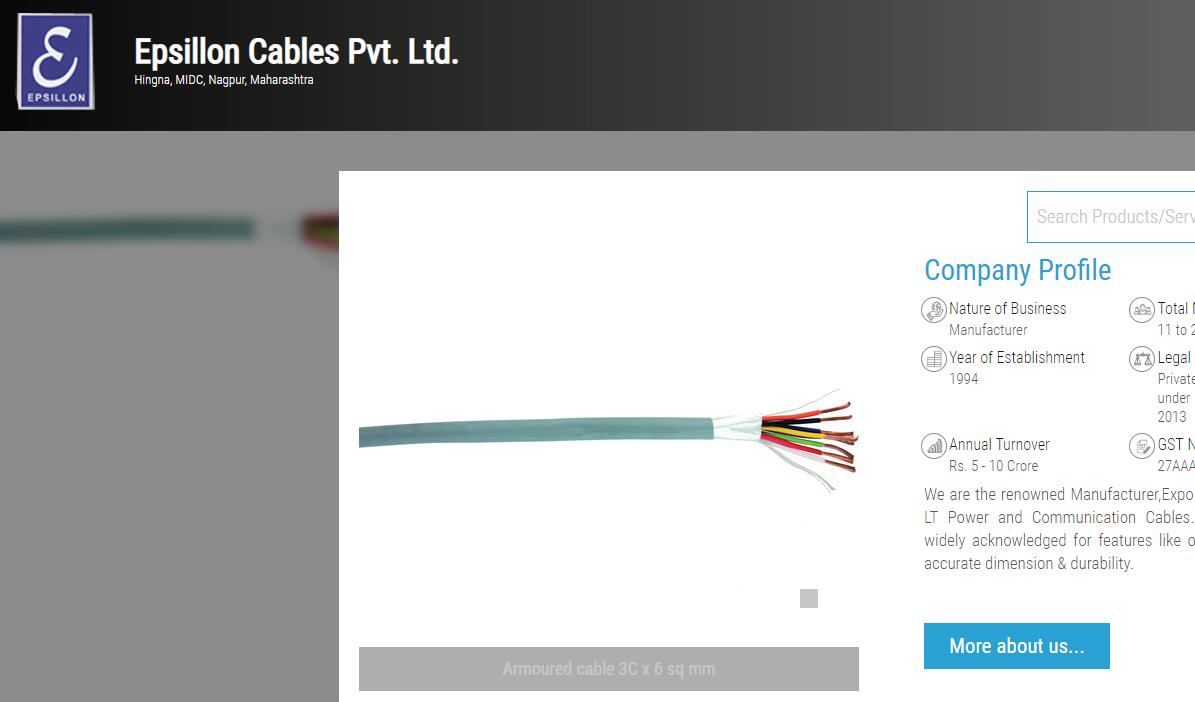 Free Company List of Power Cable