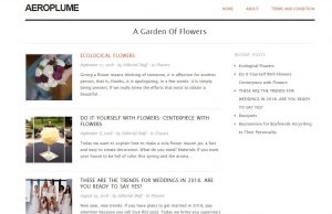 Garden Flowers Shopping Listing