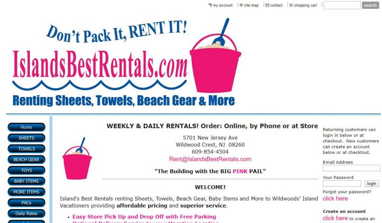 100 List of Beach rental Company