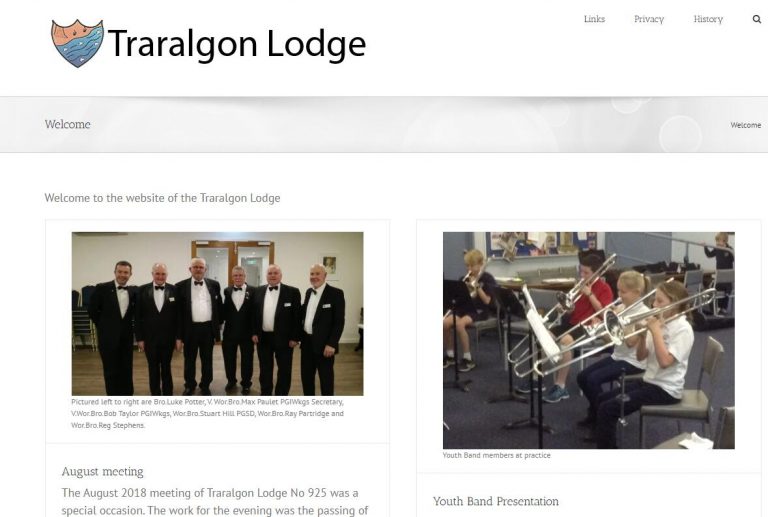 Induction Website of Lodge
