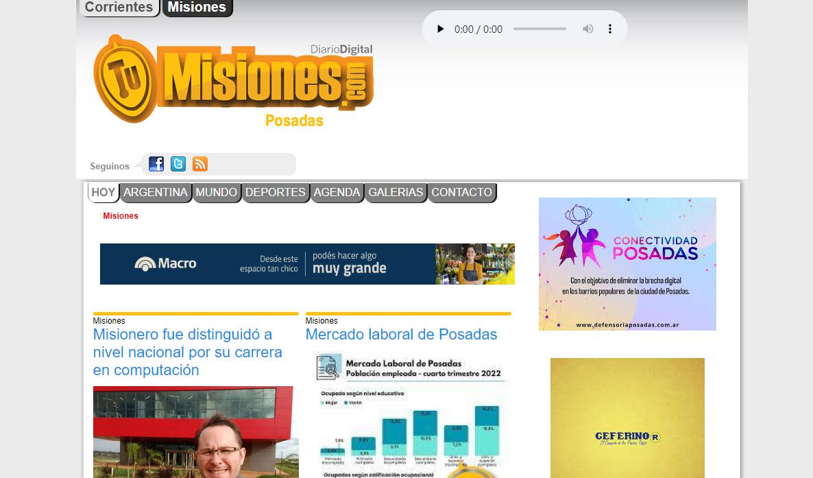 Local lists of Misiones Argentina