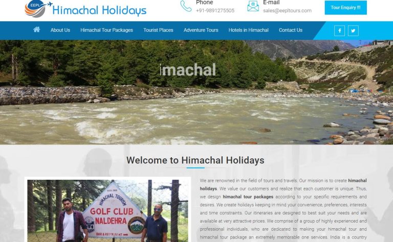 TOP 100 websites of Himachal